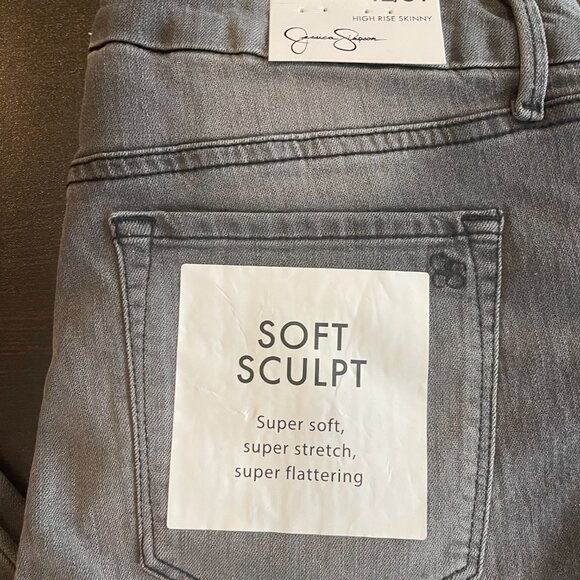 Jessica Simpson High Rise Skinny Jeans Size 12 - Picture 7 of 8